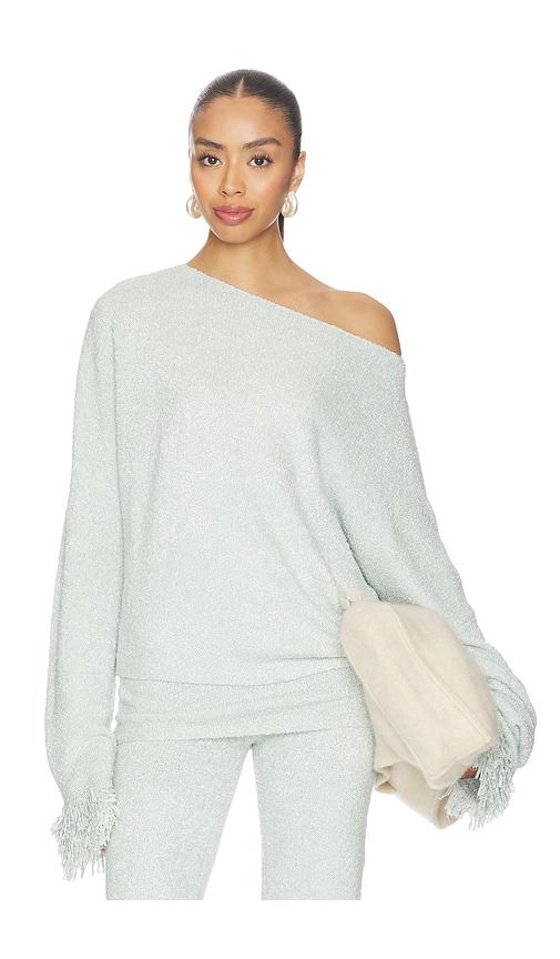 aya muse azula top in sage. - size l (also in xs, s, m)