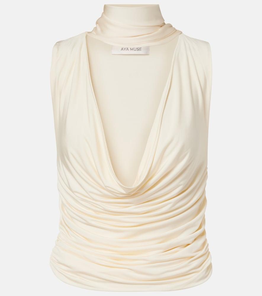 aya muse brise draped top