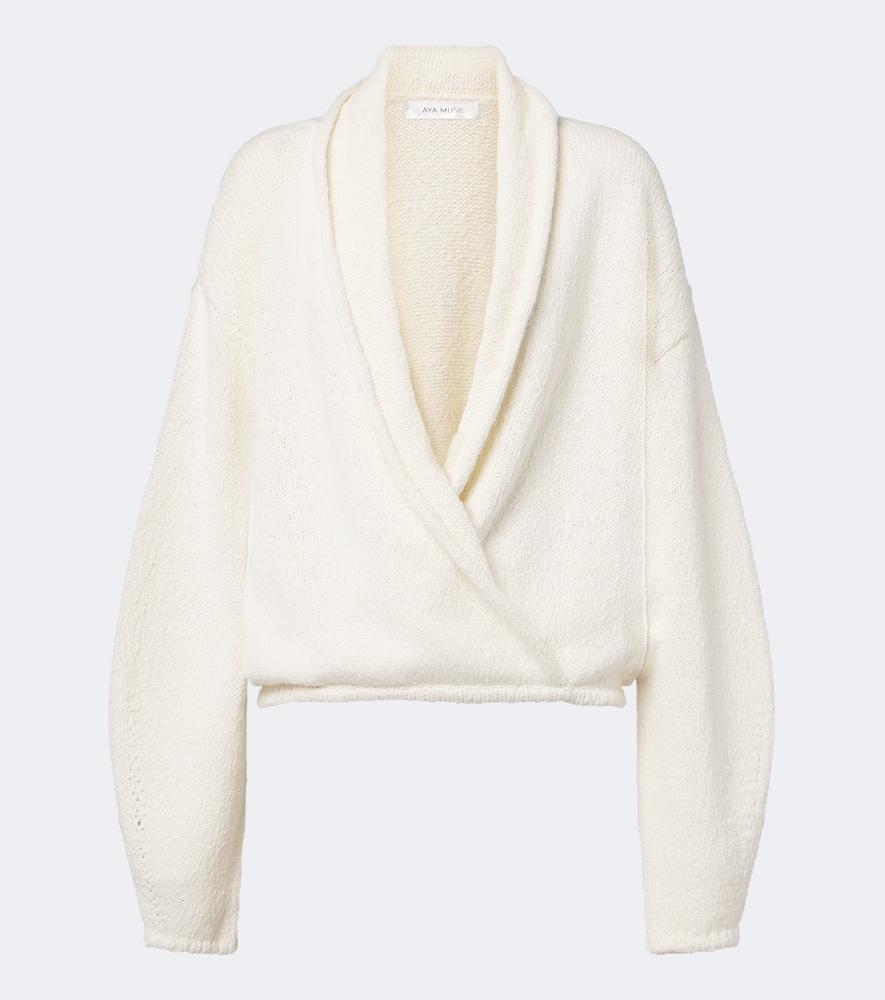 aya muse kena cotton wrap top