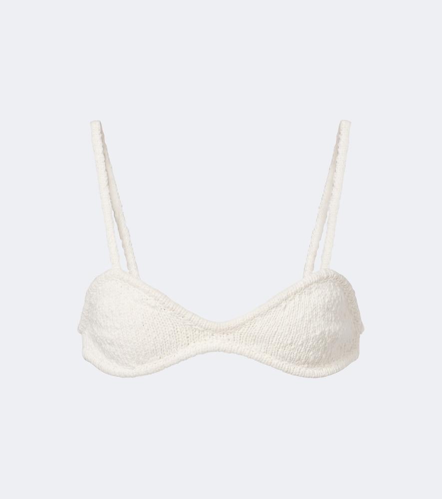 aya muse kena knitted cotton bra top