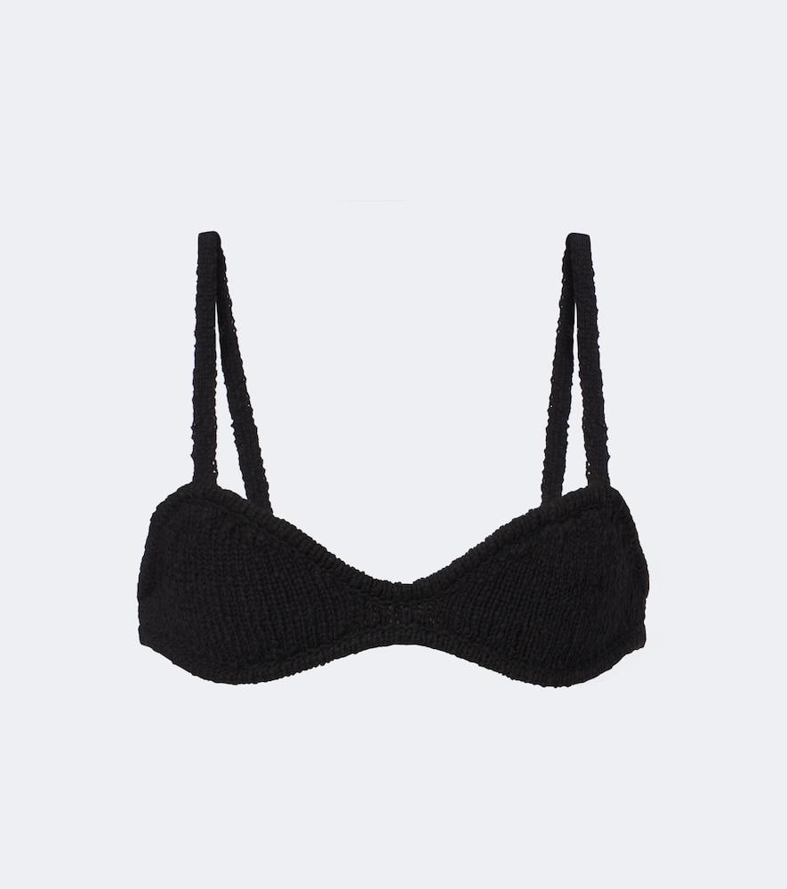 aya muse kena knitted cotton bra top