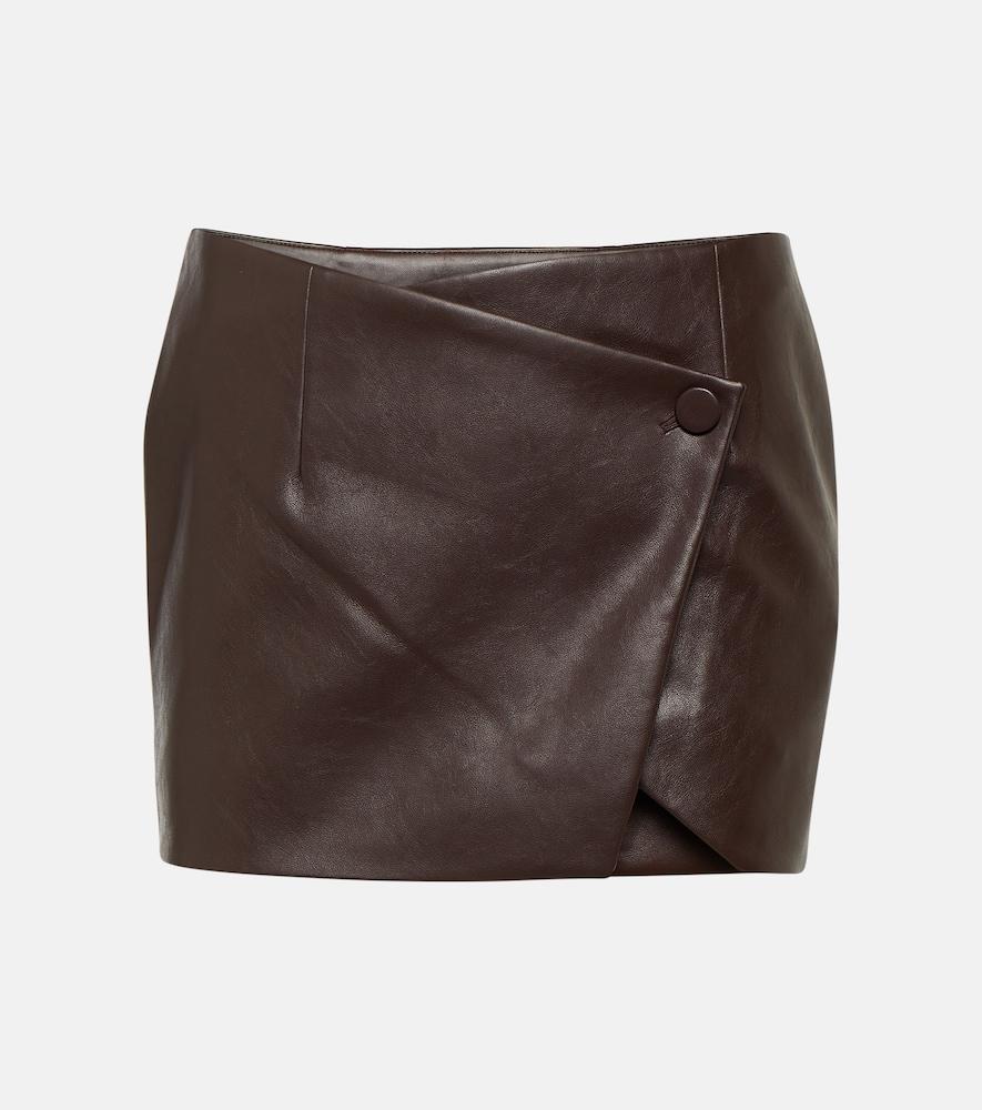 aya muse mille wrap miniskirt