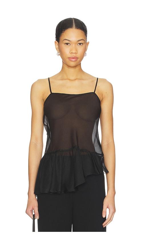 aya muse olyra top in black. - size l (also in xxs, xs, s, m)