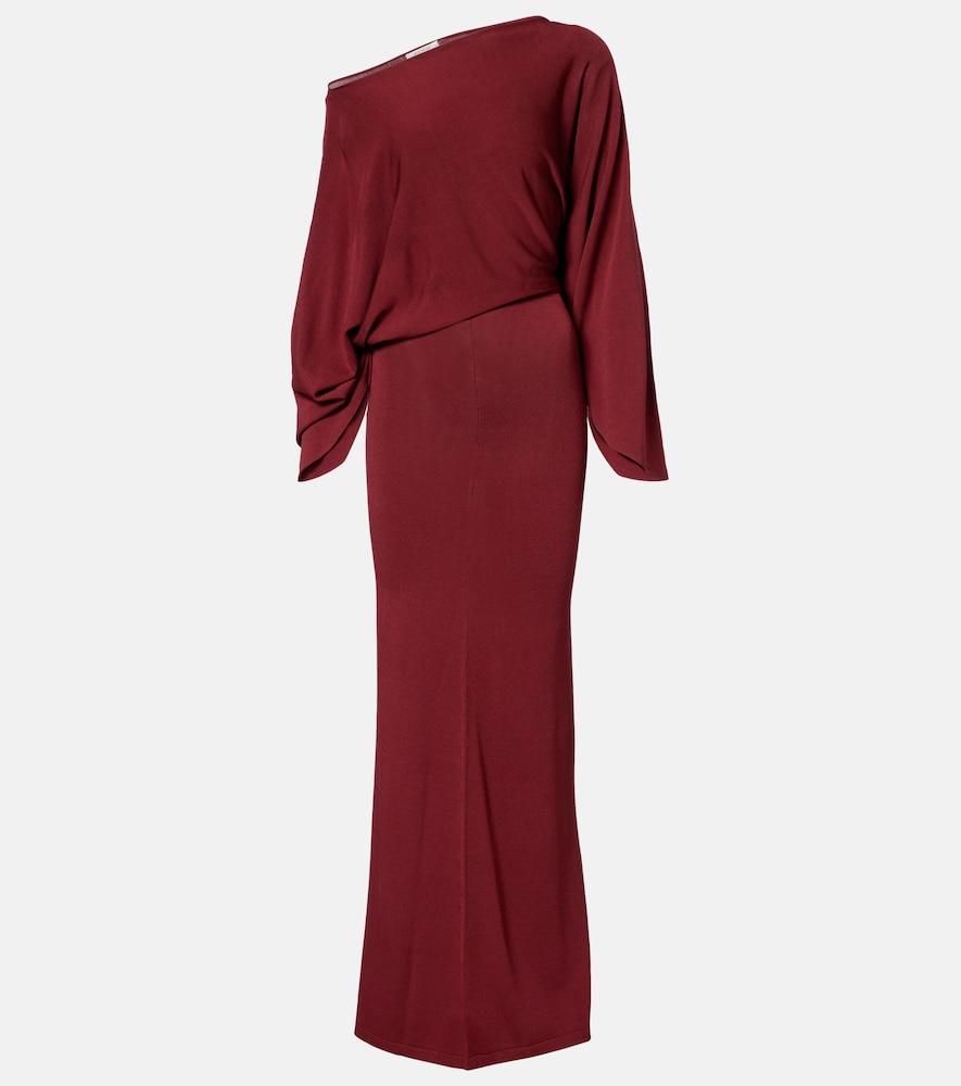 aya muse one-shoulder maxi dress