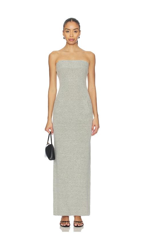 aya muse sera dress in light grey. - size l (also in s)