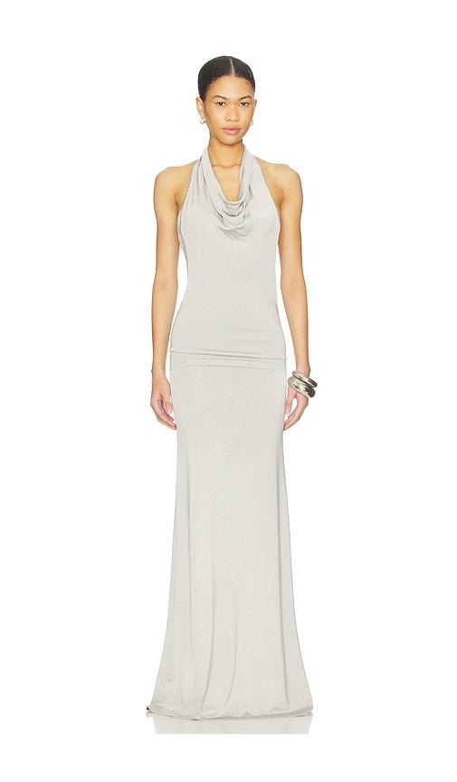 aya muse sereno dress in grey. - size l (also in m, s, xs, xxs)
