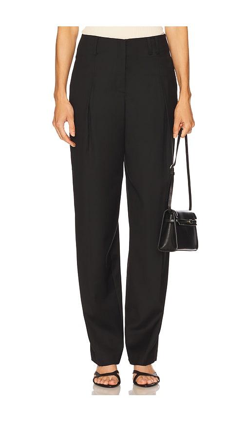 aya muse side seam trousers in black. - size m (also in s)