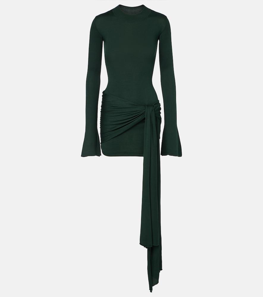 aya muse silk-blend minidress