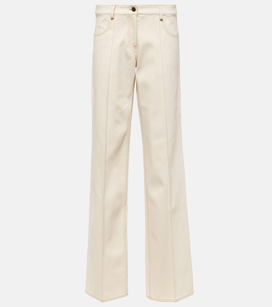 aya muse tuxis low-rise cotton wide-leg pants
