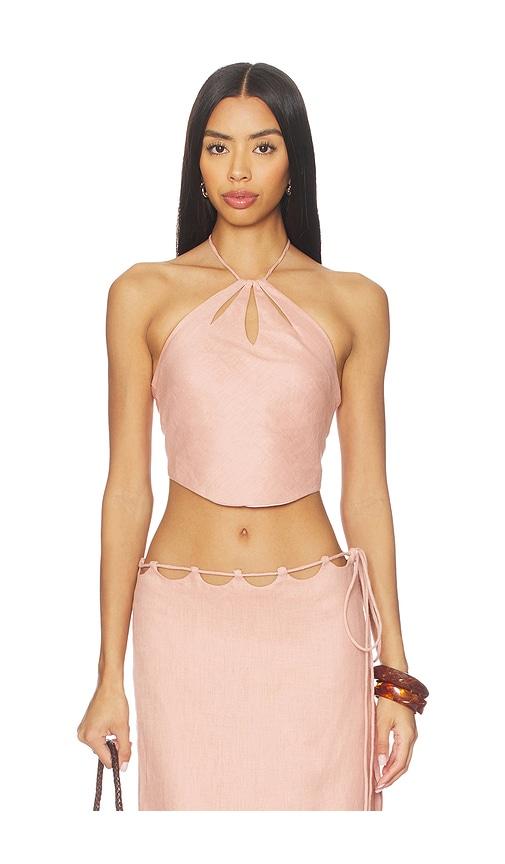 azulu amazon top in rose. - size l (also in s, m, xl)