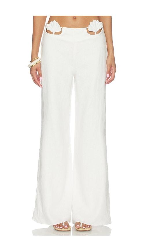 azulu amelie pant in ivory. - size s (also in xs)