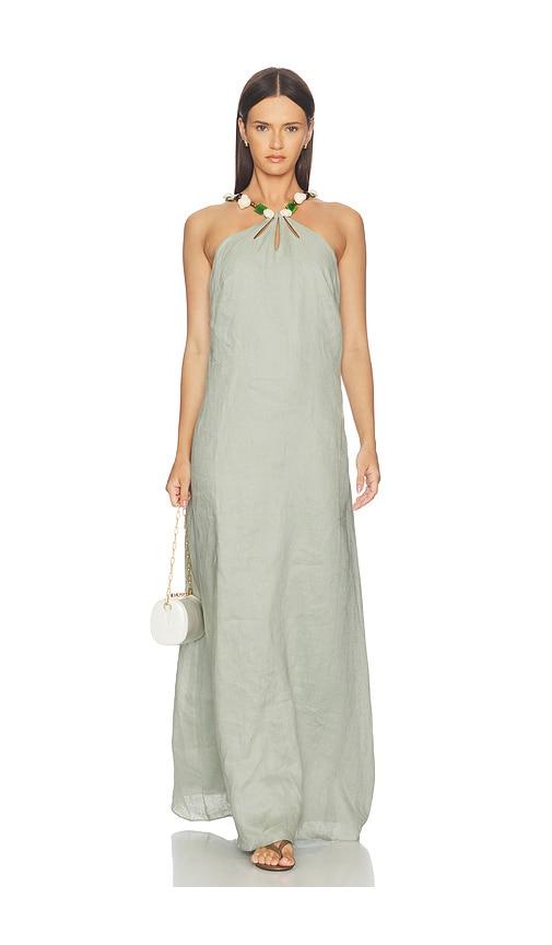 azulu dakota dress in green. - size s (also in xxs, xs)