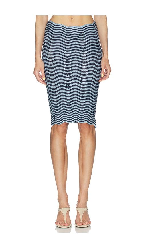 azulu gia skirt in navy. - size l (also in xs, s, m)
