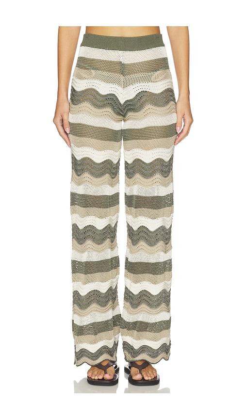 azulu martina pant in olive. - size l (also in xs, s, m)