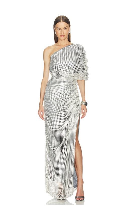azulu rita dress in grey. - size m (also in xs, s)