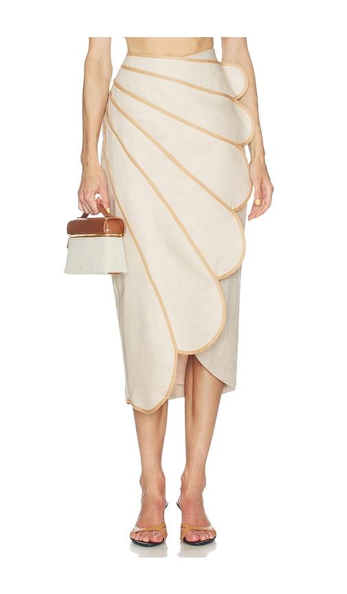 azulu sango skirt in tan. - size s (also in xs)