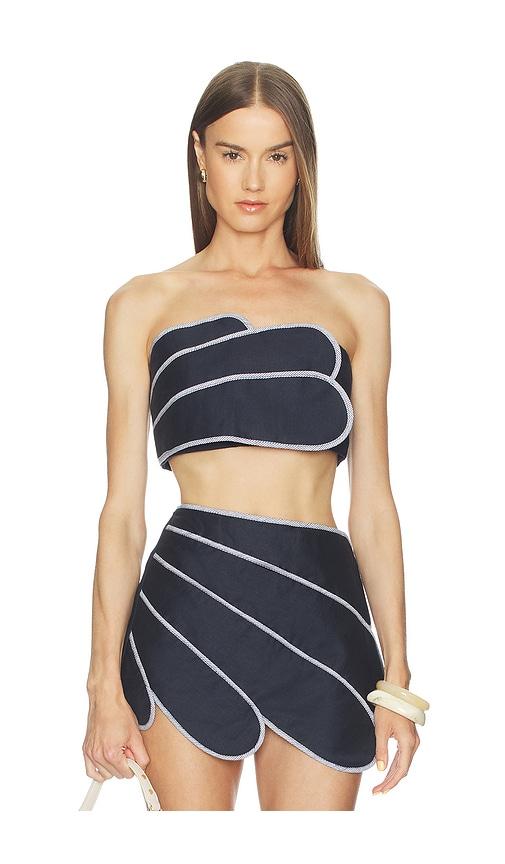 azulu sango top in navy. - size m (also in s, xs)