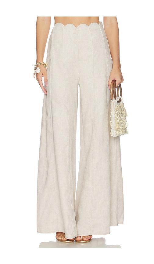 azulu sariah pant in beige. - size l (also in xxs, xs, s, m)