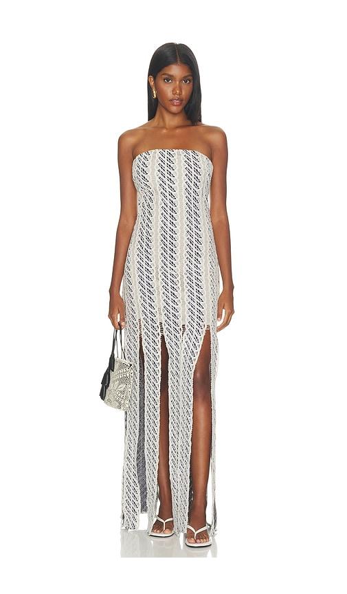 azulu virginia dress in white. - size l (also in xxs, xs, s, m)
