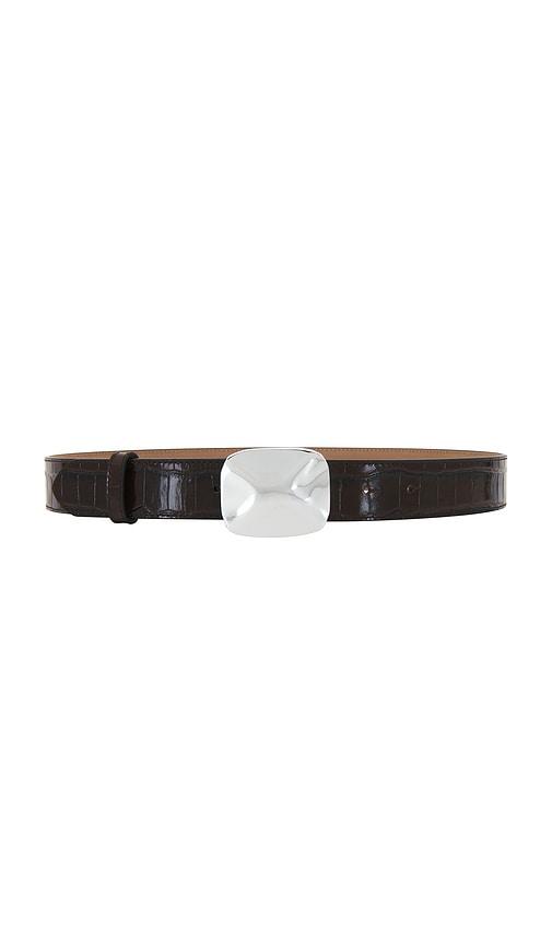 b-low the belt isaac croco belly in chocolate. - size l (also in xs, s, m)