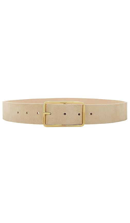 b-low the belt milla suede belt in beige. - size m (also in s, l, xl)