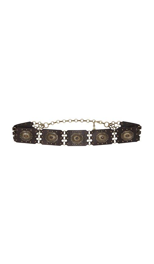 ba&sh belt betsy in metallic neutral. - size 80 (also in 90)