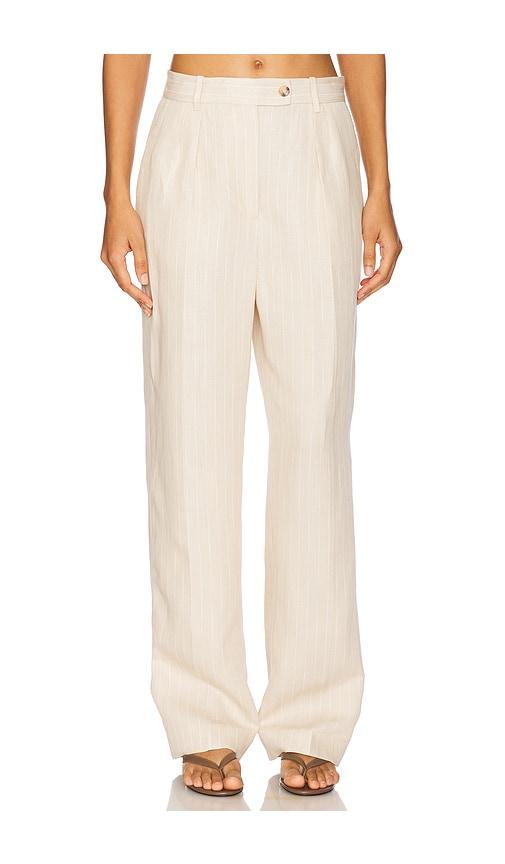 ba&sh peanut pants in beige. - size 36/4 (also in 42/10)