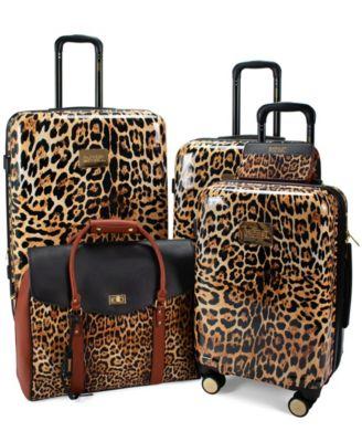 badgley mischka leopard travel collection