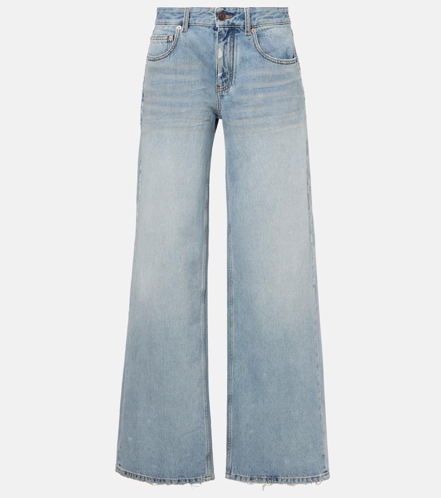 balenciaga baggy wide-leg jeans