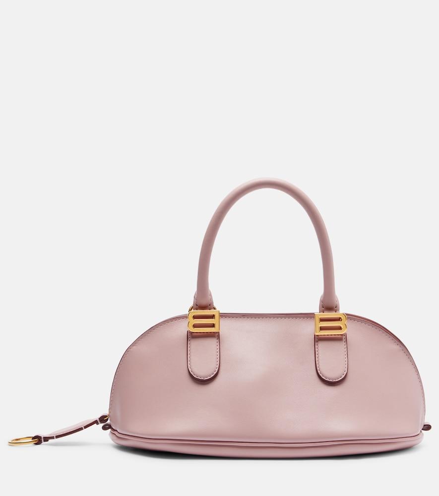 balenciaga bolero mini leather top-handle bag