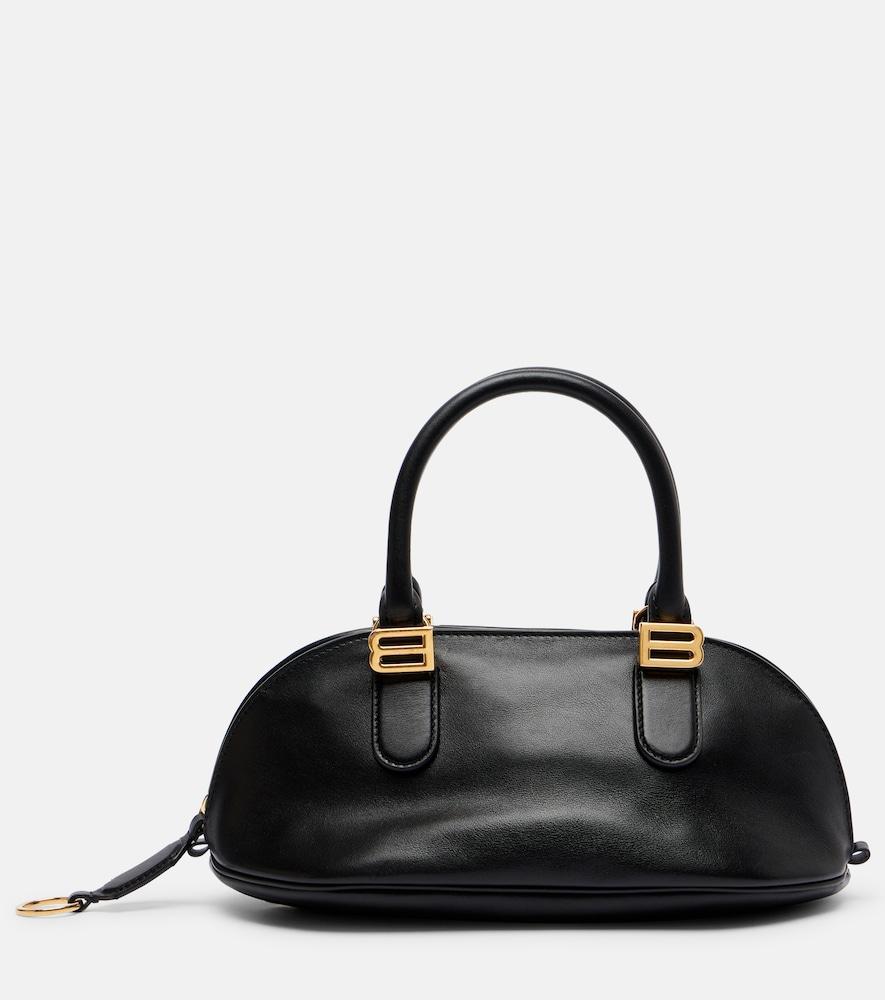 balenciaga bolero mini leather top-handle bag