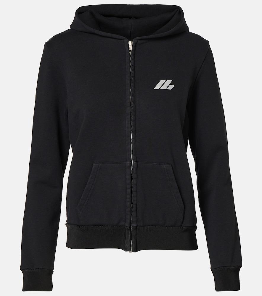 balenciaga cotton-blend jersey hoodie