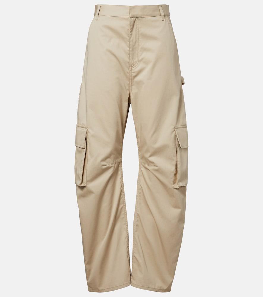 balenciaga cotton cargo pants