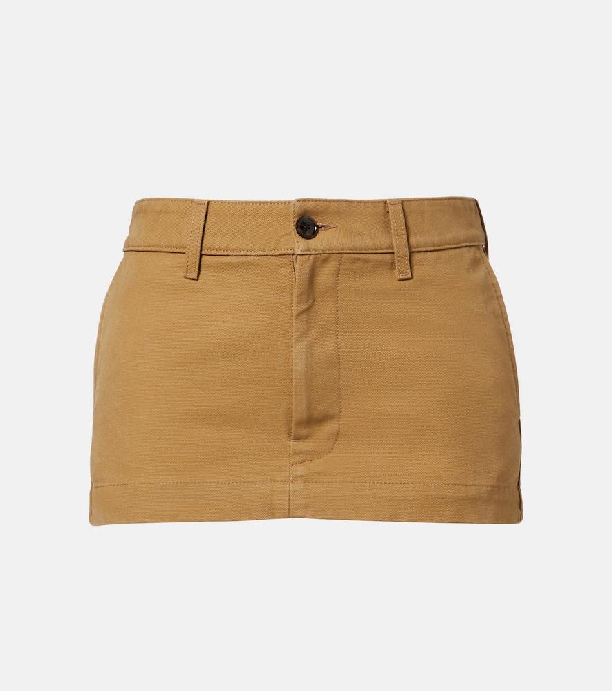 balenciaga cotton miniskirt