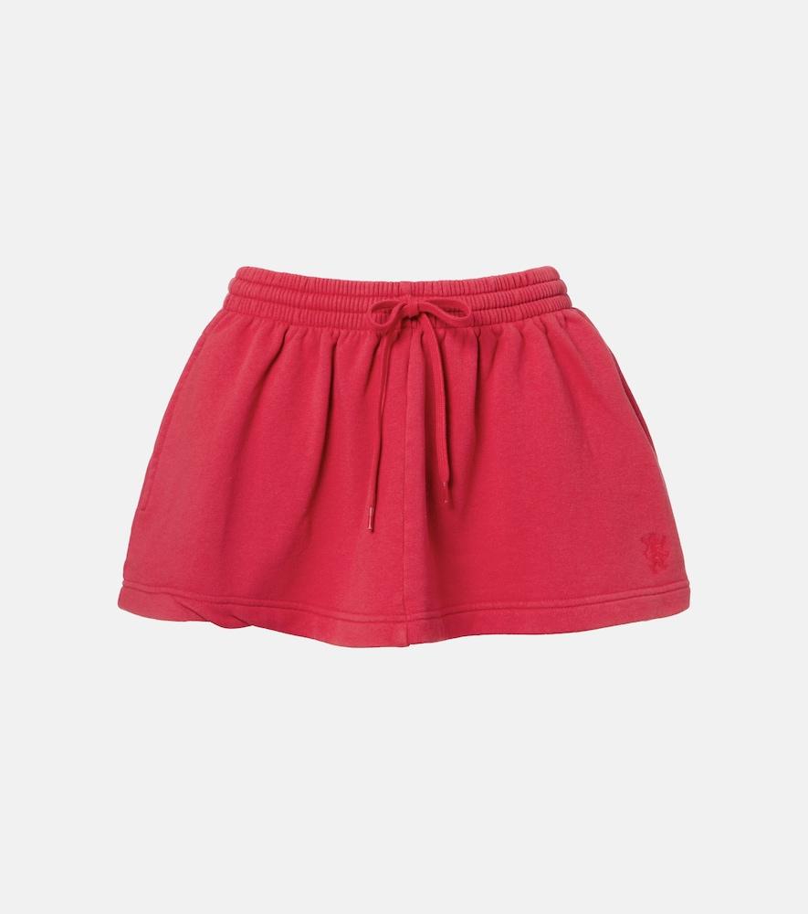 balenciaga cotton miniskirt