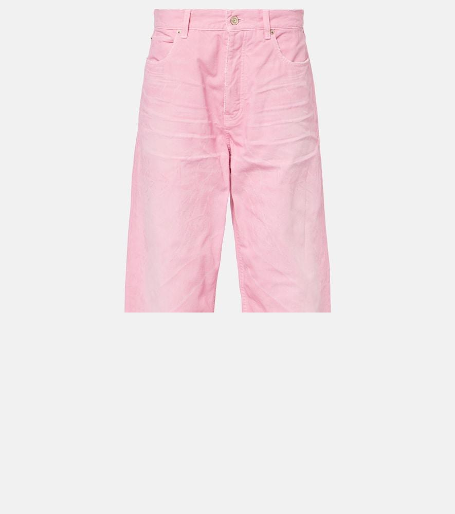 balenciaga high-rise wide-leg jeans
