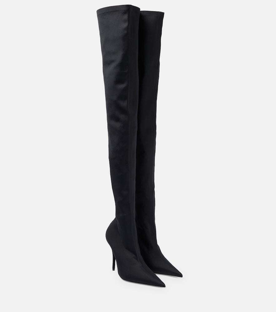 balenciaga knife over-the-knee sock boots
