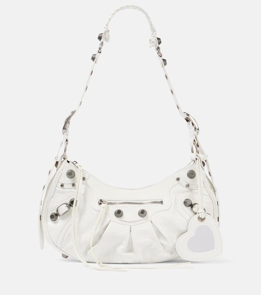 balenciaga le cagole small leather shoulder bag