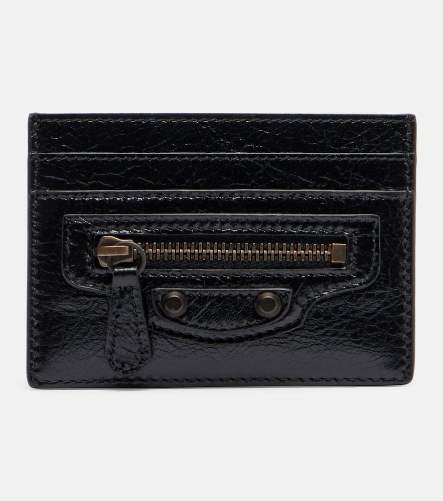 balenciaga le city leather card holder