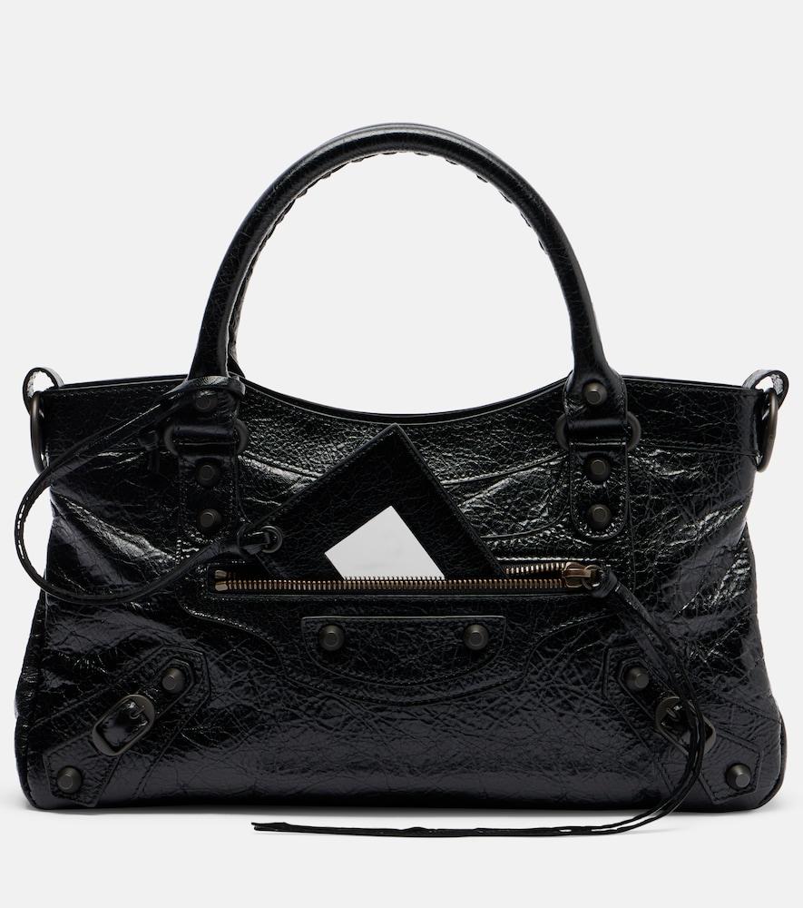 balenciaga le city small leather top-handle bag