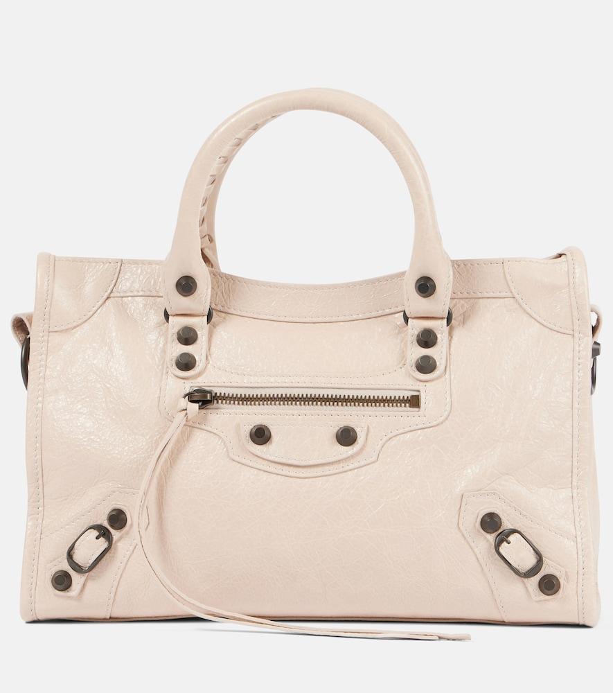 balenciaga le city small leather tote bag