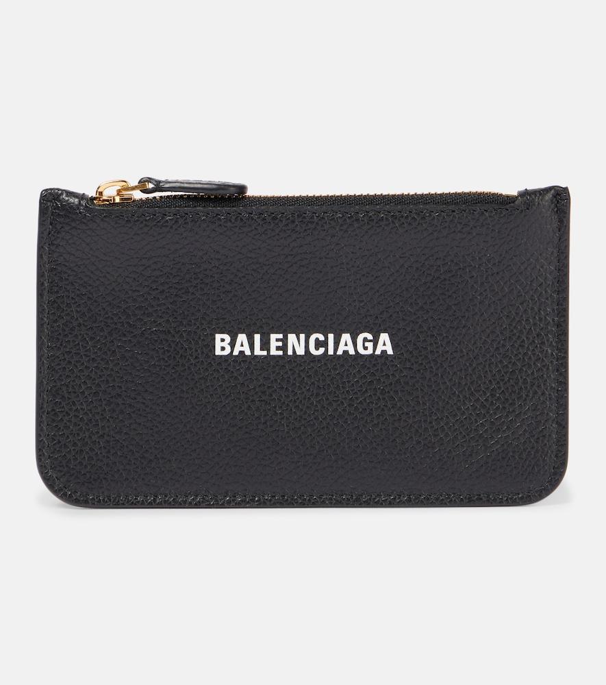 balenciaga leather card holder