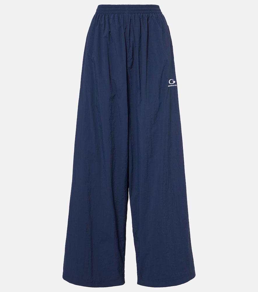 balenciaga logo track pants