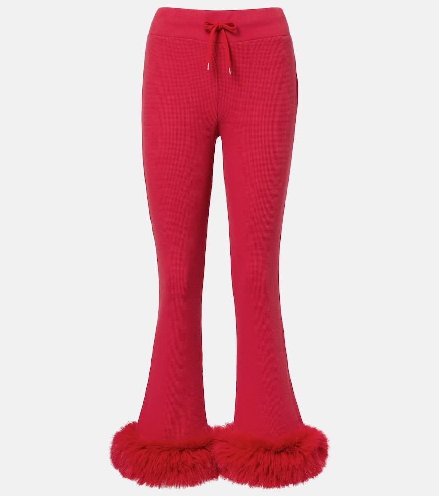 balenciaga low-rise cotton capri pants
