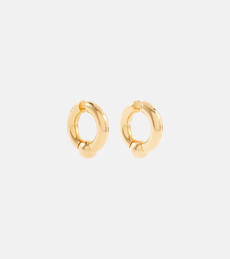 balenciaga mega hoop earrings
