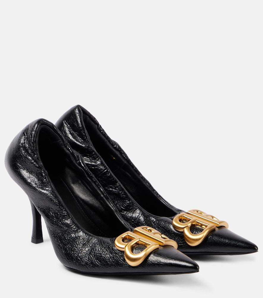 balenciaga monaco 90 leather pumps
