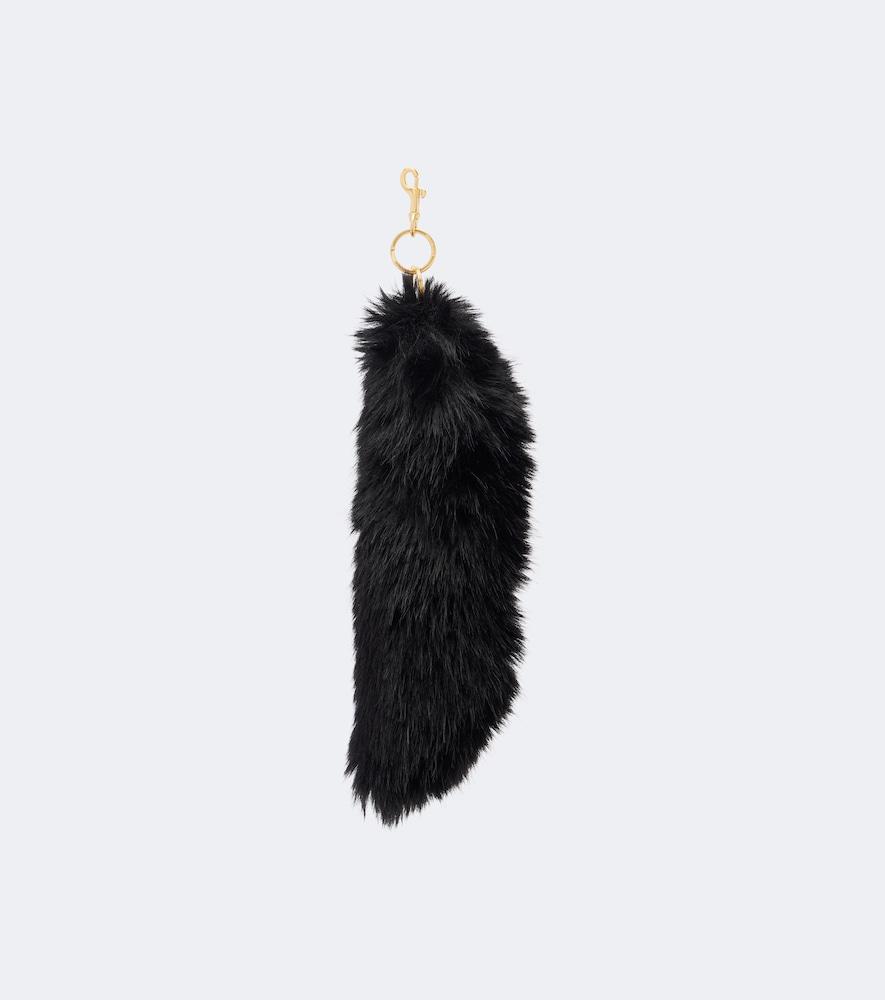balenciaga plush bag charm