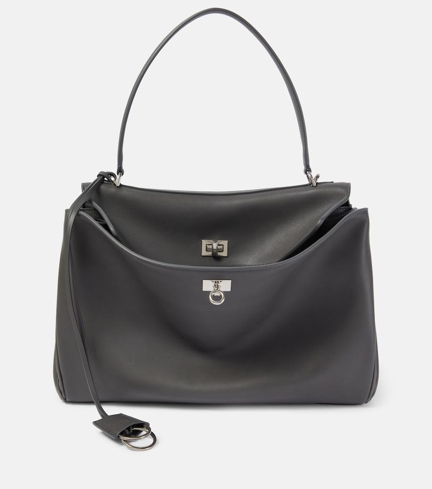 balenciaga rodeo medium leather shoulder bag