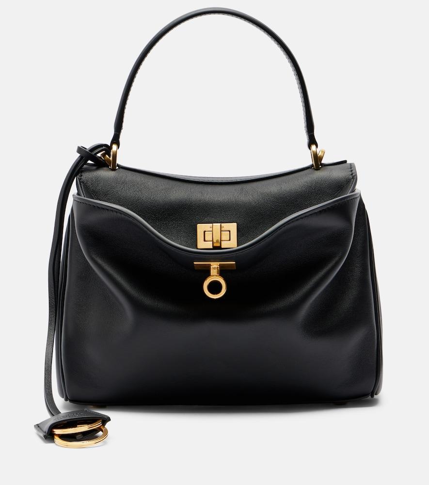 balenciaga rodeo mini leather top-handle bag