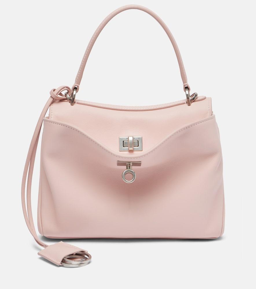 balenciaga rodeo mini leather top-handle bag